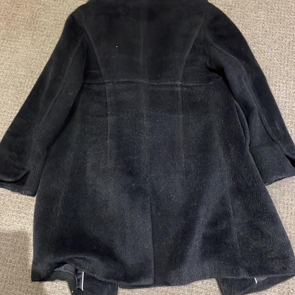 Elie Tahari Wool and Alpaca Black Coat - Picture 6 of 7